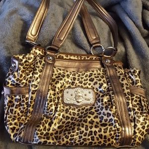 Leapard print Kathy Van Zealand bag